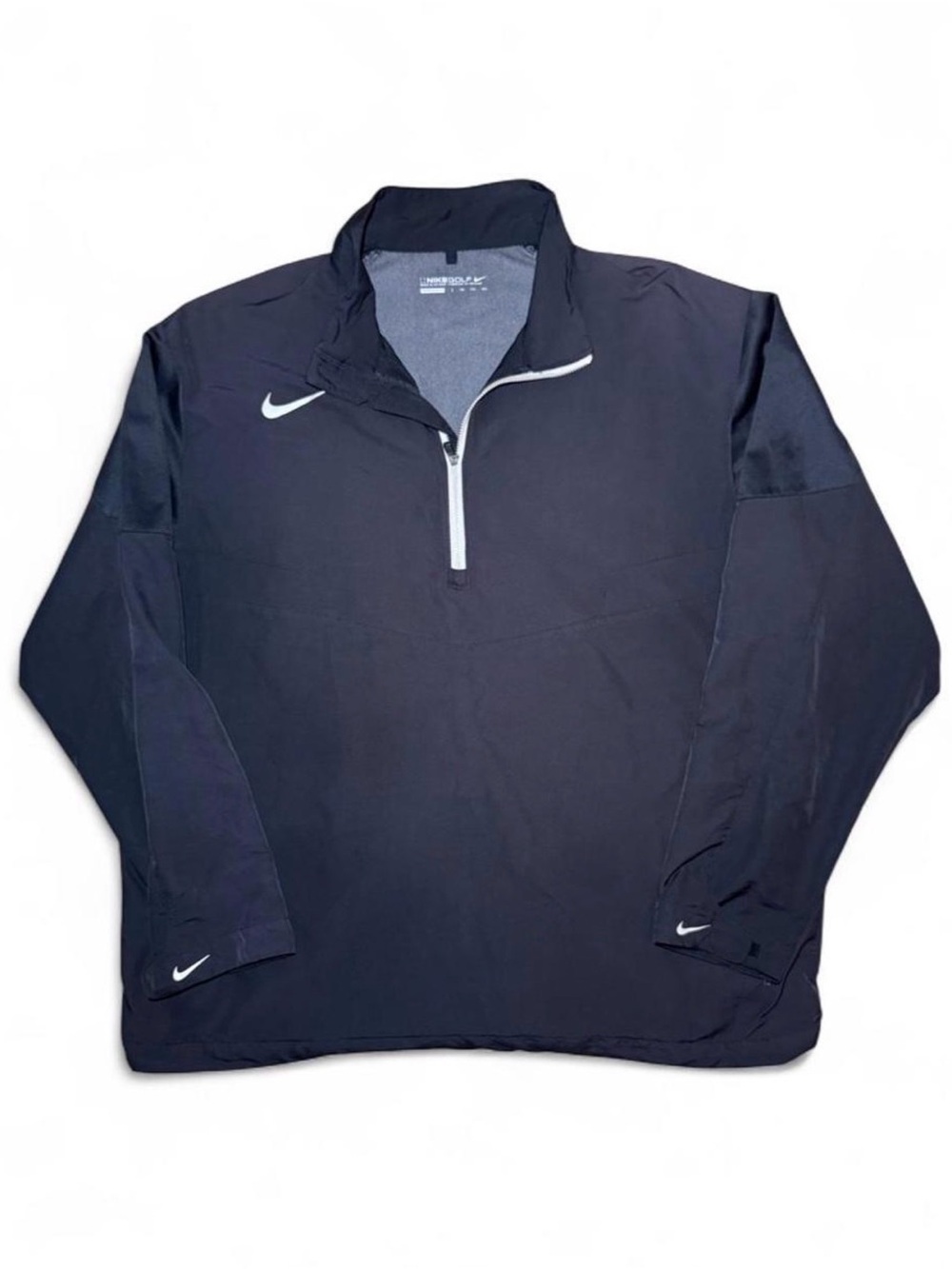 Nike Men’s Black Quarter Zip Golf Performance Pullover Jacket Sweatshirt XXL